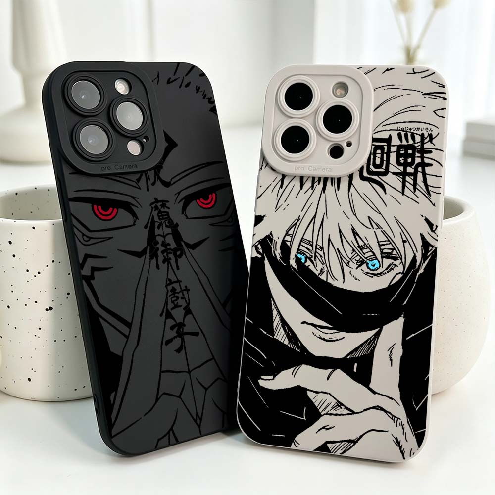 Phone Cases Jujutsu Kaisen - Anime Jujutsu Kaisen Cool Cover Silicone
