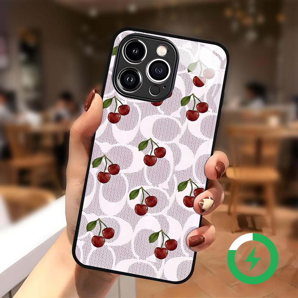 Cherry Luxury Pattern Phone Ca - Phone Cases Xr Iphone review and price