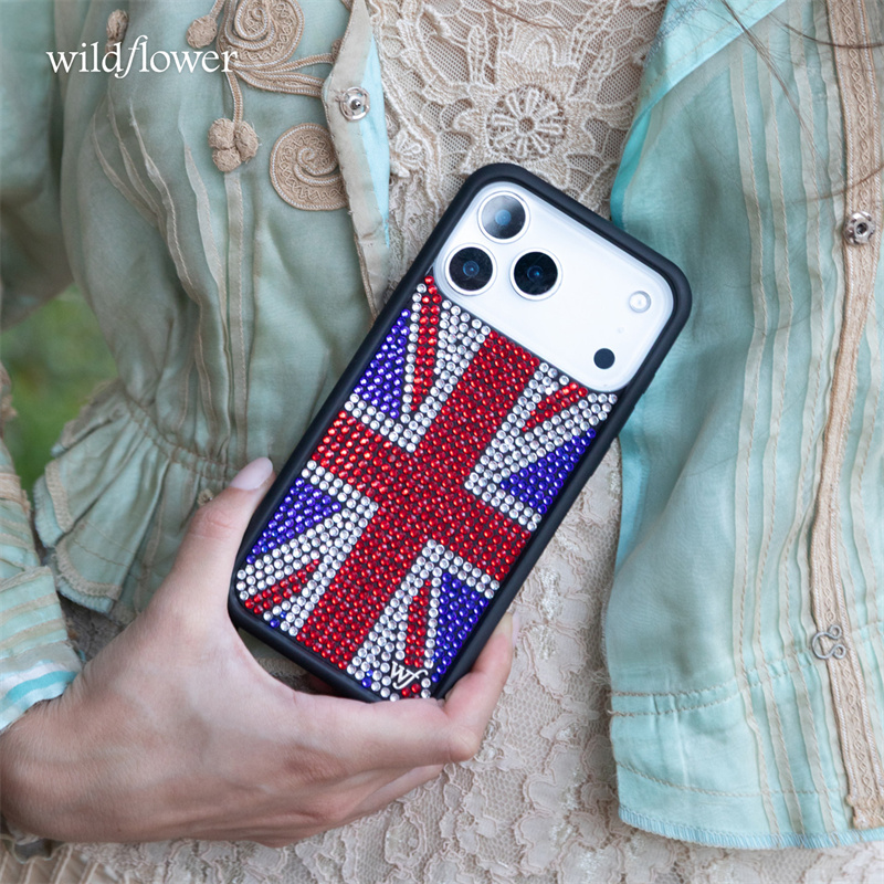 Sparkling Rhinestone Union Jac - Phone Cases London review and price