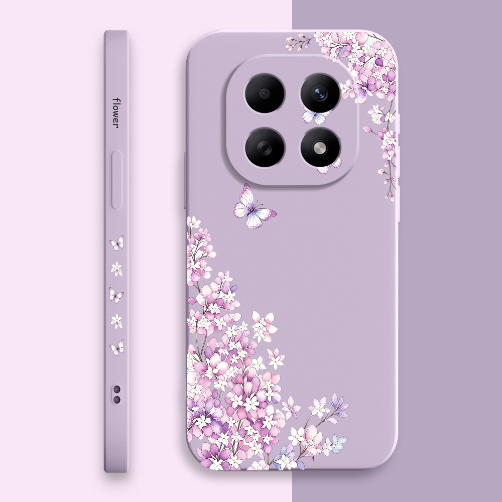 Violet Floral Phone Case For X - Phone Cases Xiaomi 15 review and price