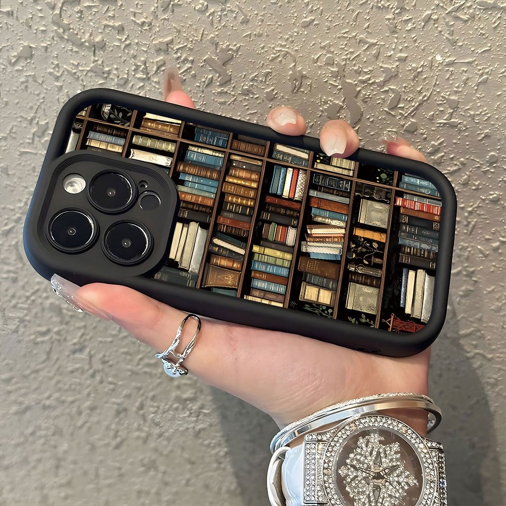 Book Shelf Creative Pattern Ph - Phone Cases Xr Iphone review and price