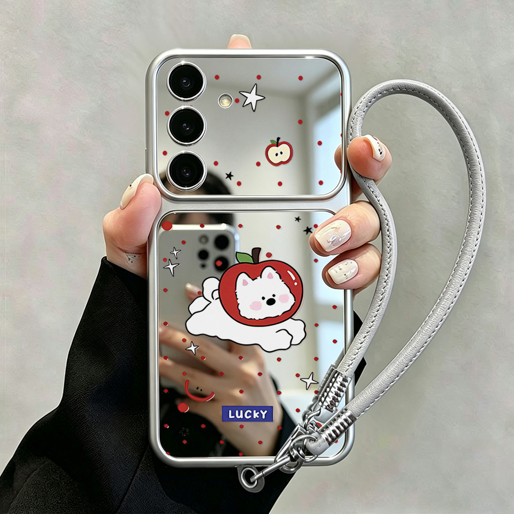 Make Up Mirror Cute Dog Phone  - Phone Cases Galaxy A16 5G review and price