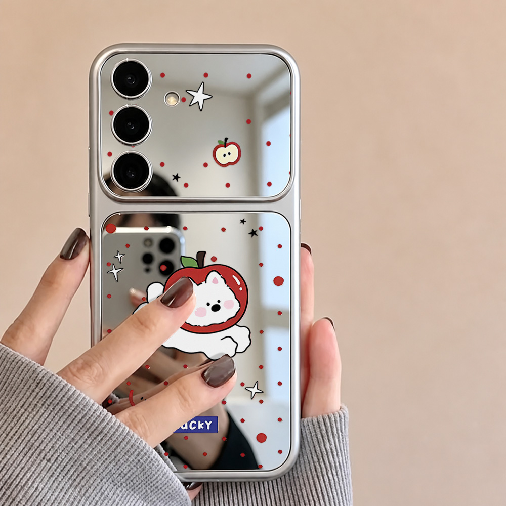 Make Up Mirror Cute Dog Phone  - Phone Cases Galaxy A16 5G review and price