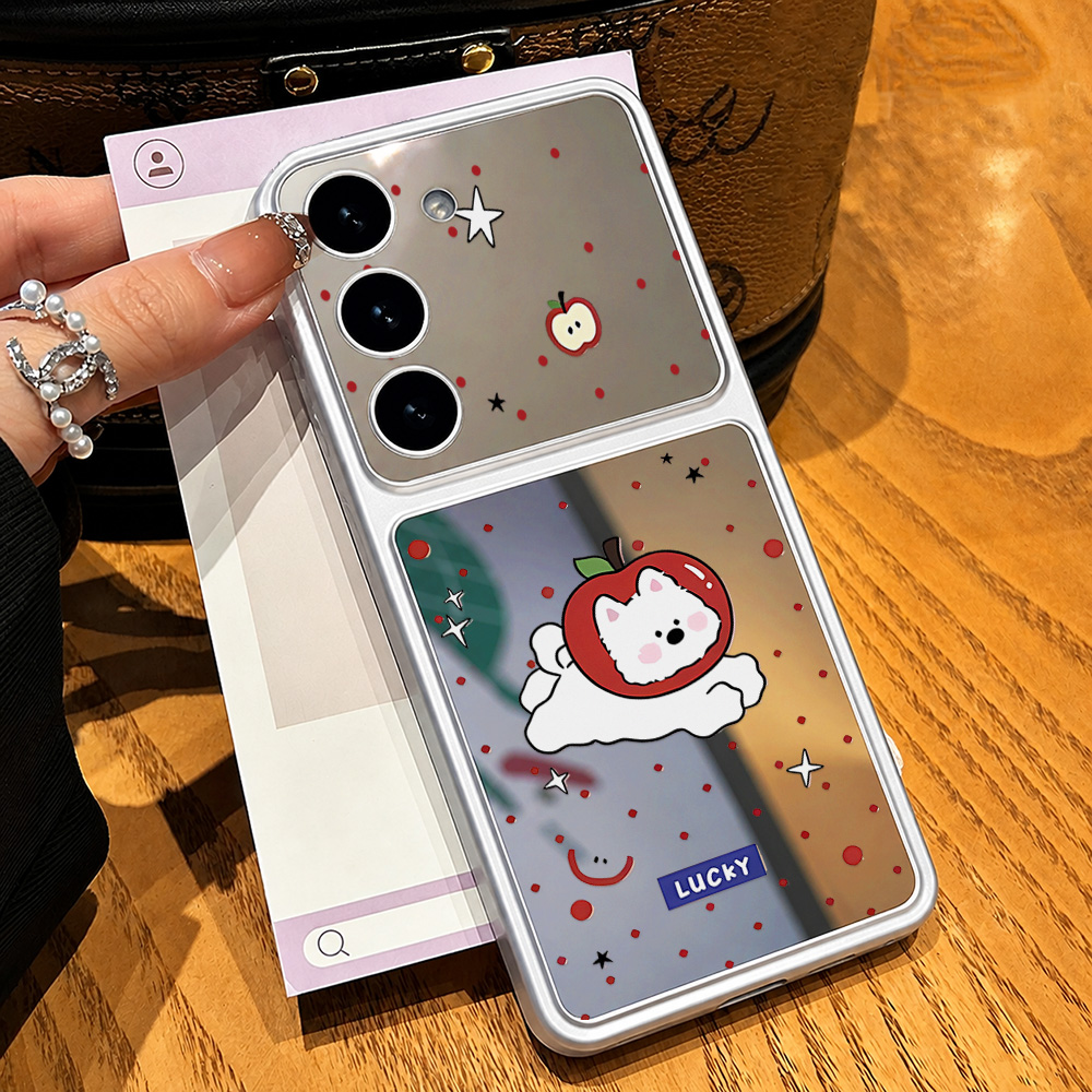 Make Up Mirror Cute Dog Phone  - Phone Cases Galaxy A16 5G review and price