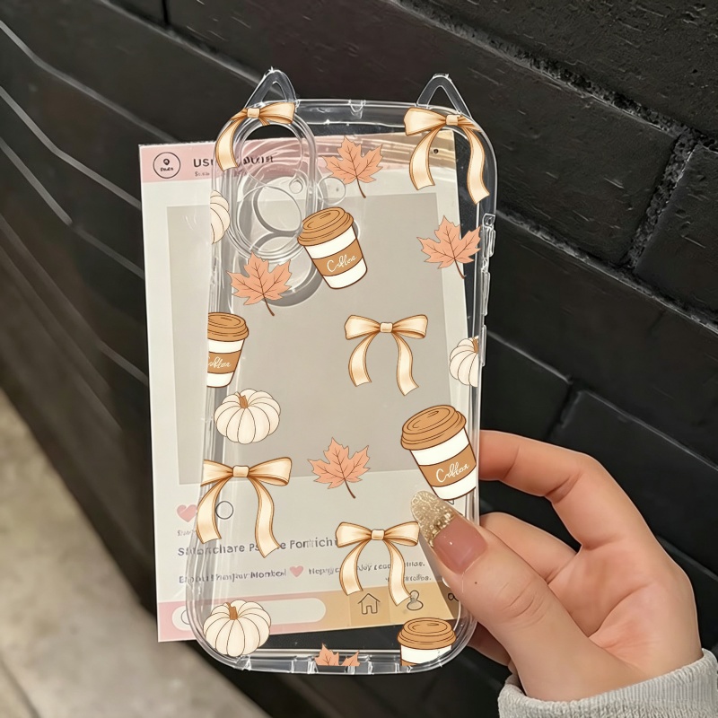 Autumn Pumpkin Falling Leaves  - Phone Cases For Iphone 16 review and price