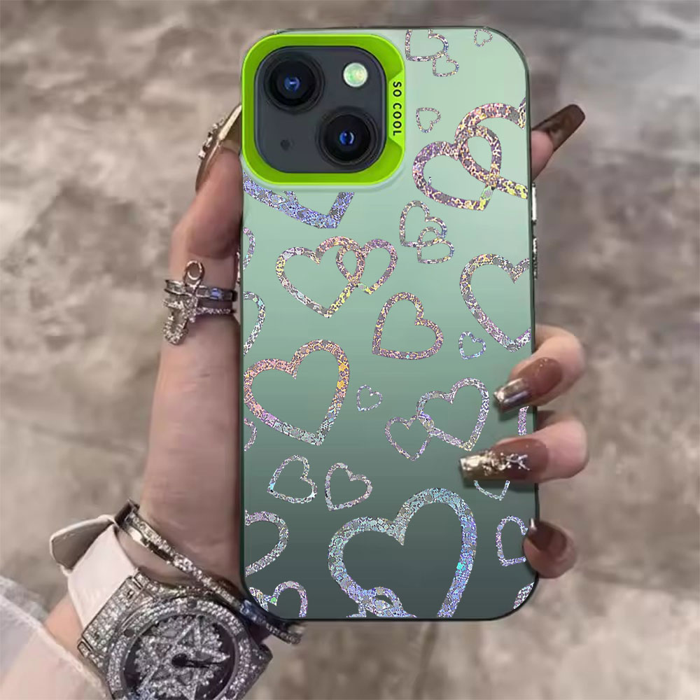 Colorful Heart Print Case For  - Phone Cases For Iphone 16 review and price