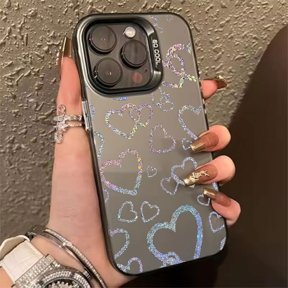 Colorful Heart Print Case For  - Phone Cases For Iphone 16 review and price