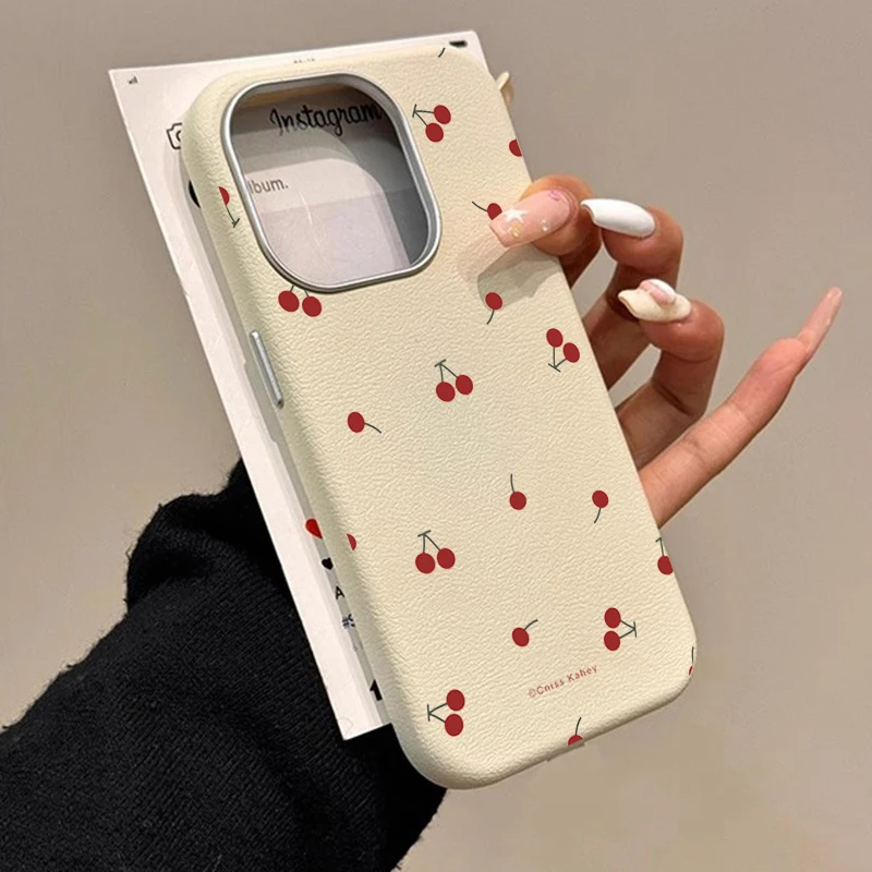 INS Cute Cartoon Cherry Patter - Phone Cases Xiaomi 15 review and price