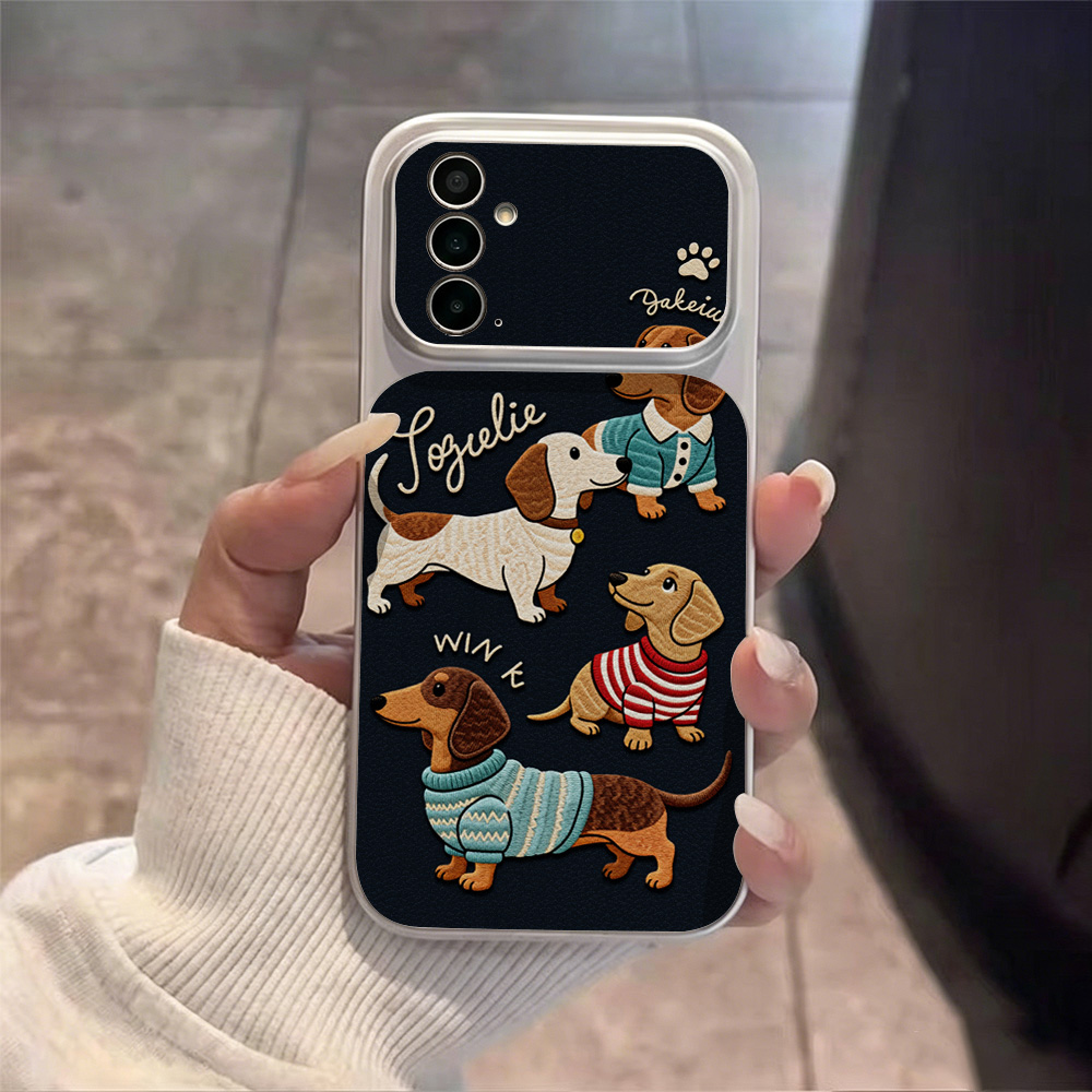 Cartoon Puppy Leather Phone Ca - Phone Cases Galaxy A16 5G review and price