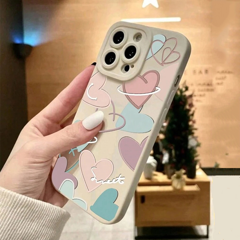 Soft TPU New Heart Design Phon - Phone Cases Xr Iphone review and price