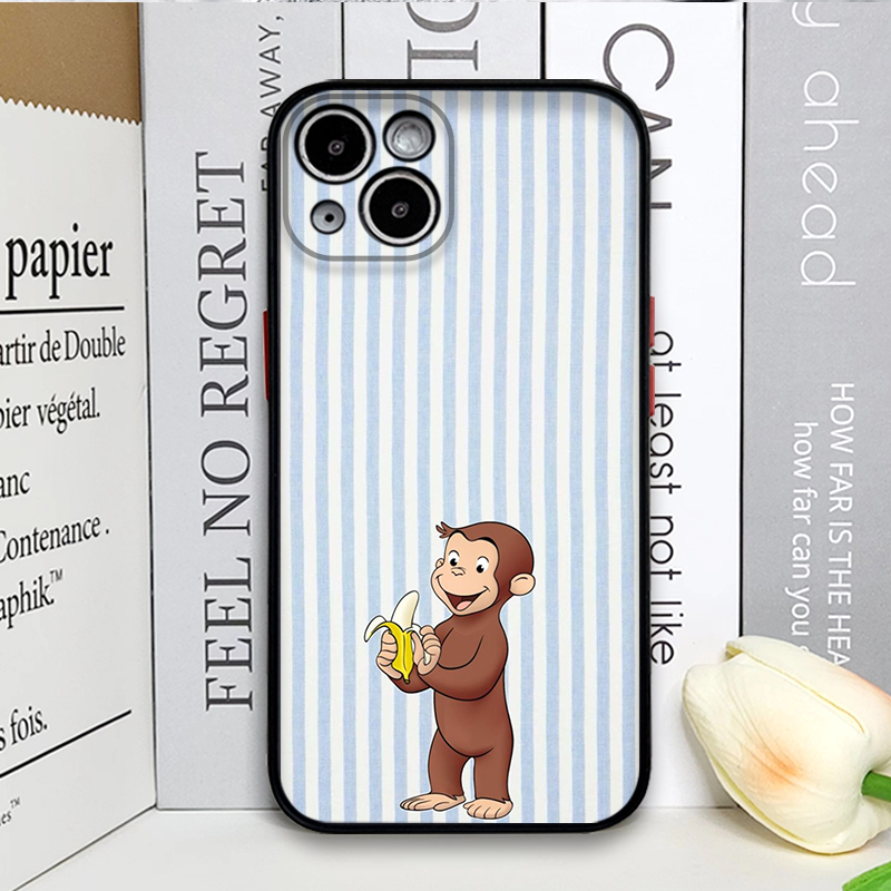 Cartoon Striped Monkey Holding - Phone Cases Xr Iphone review and price